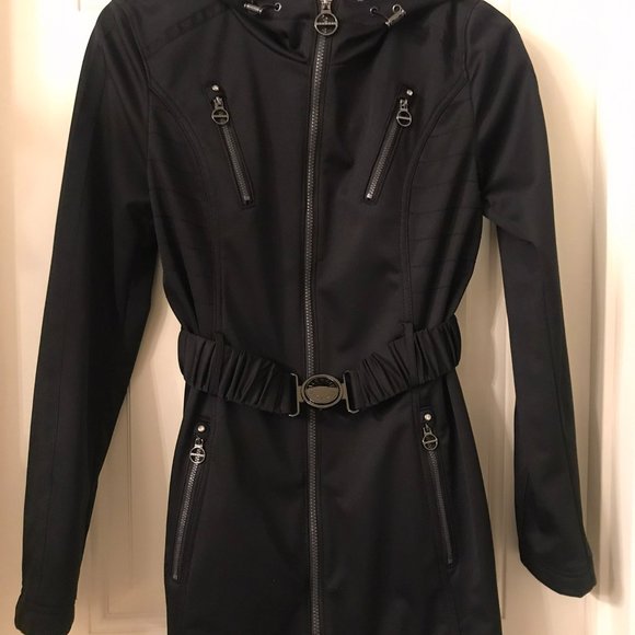 Laundry Black Soft-Shell Jacket by Shelli Segal in size small - Picture 9 of 12